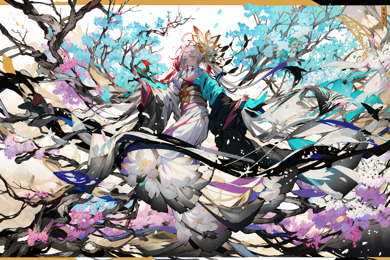 20288-3429927447-(masterpiece_1.2),best quality,PIXIV,ghost nocturnal,_1girl, solo, long hair, kimono, japanese clothes, tree, sash, ahoge, very.png
